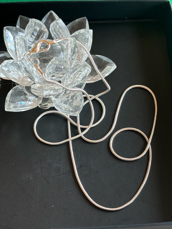 Jewelry - Sterling 925 Silver Chain Necklace - 20cm